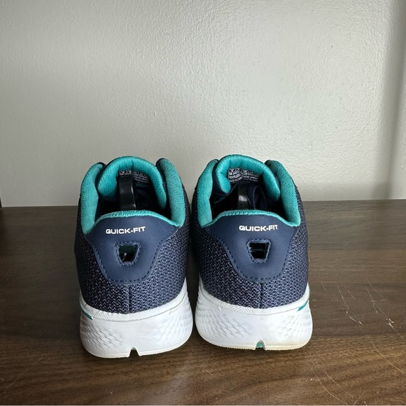 Skechers Go Walk 4 Goga Navy Blue Sneakers Sz 9 Womens - Picture 3 of 7